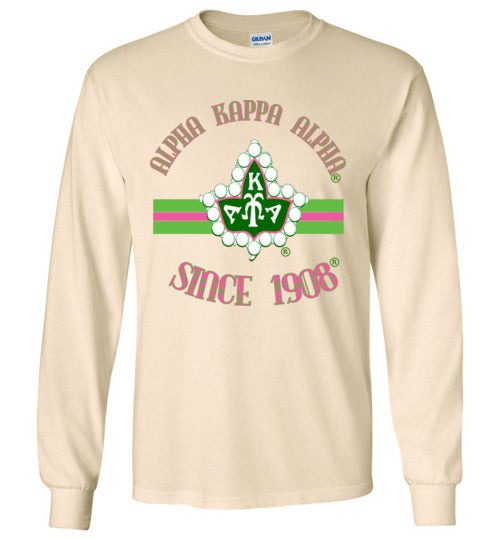 Alpha Kappa Alpha Long Sleeve T-Shirt Ed. 3 - My Greek Letters