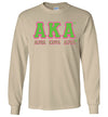 Alpha Kappa Alpha Long Sleeve T-Shirt Ed. 5 - My Greek Letters