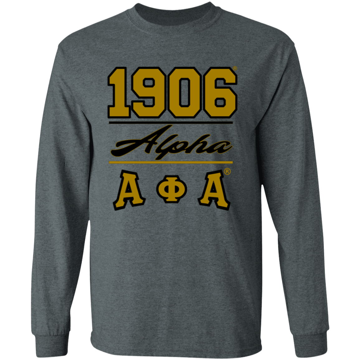Alpha Phi Alpha Fraternity Long Sleeve T-Shirt - My Greek Letters