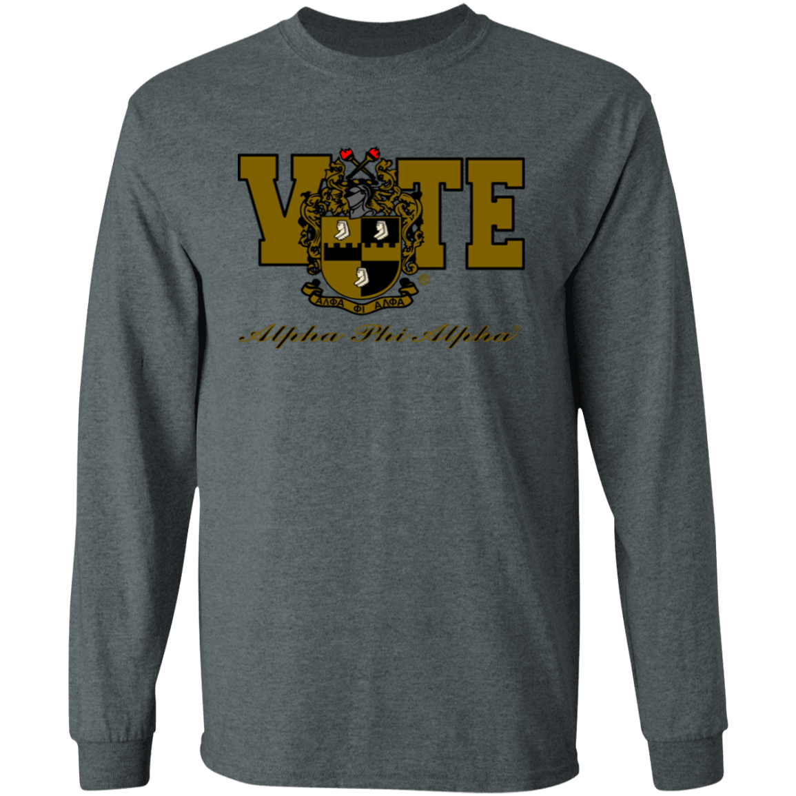 Alpha Phi Alpha Fraternity Long Sleeve T-Shirt - My Greek Letters