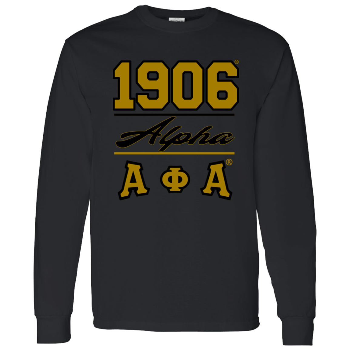 Alpha Phi Alpha Fraternity Long Sleeve T-Shirt - My Greek Letters