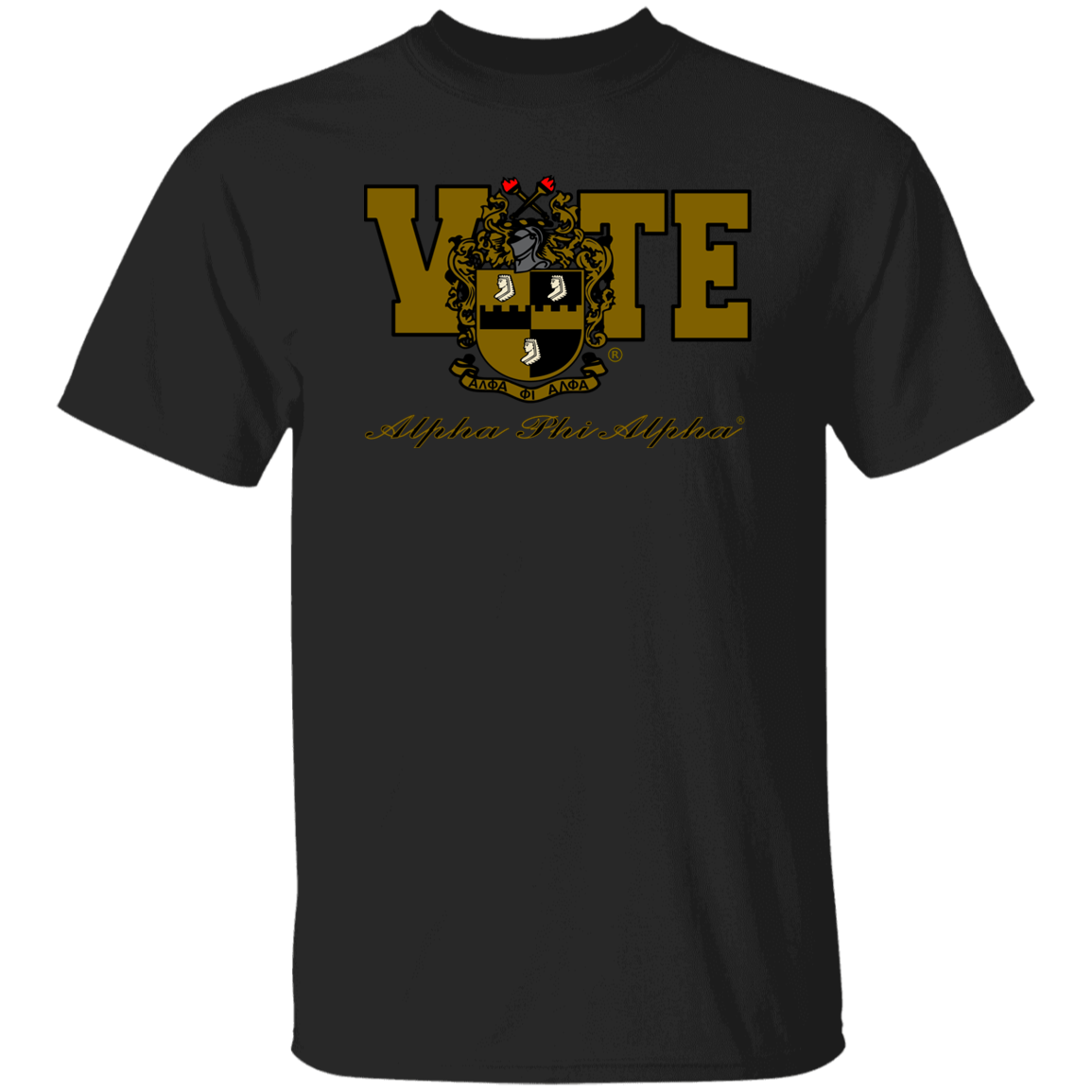 Alpha Phi Alpha Fraternity T-Shirt - My Greek Letters