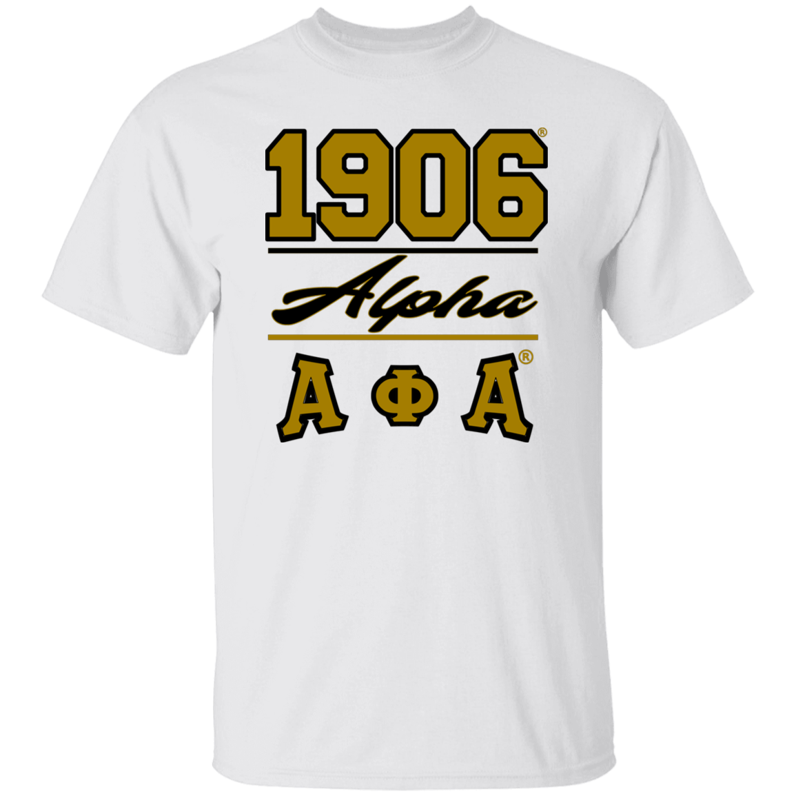 Alpha Phi Alpha Fraternity T-Shirt - My Greek Letters