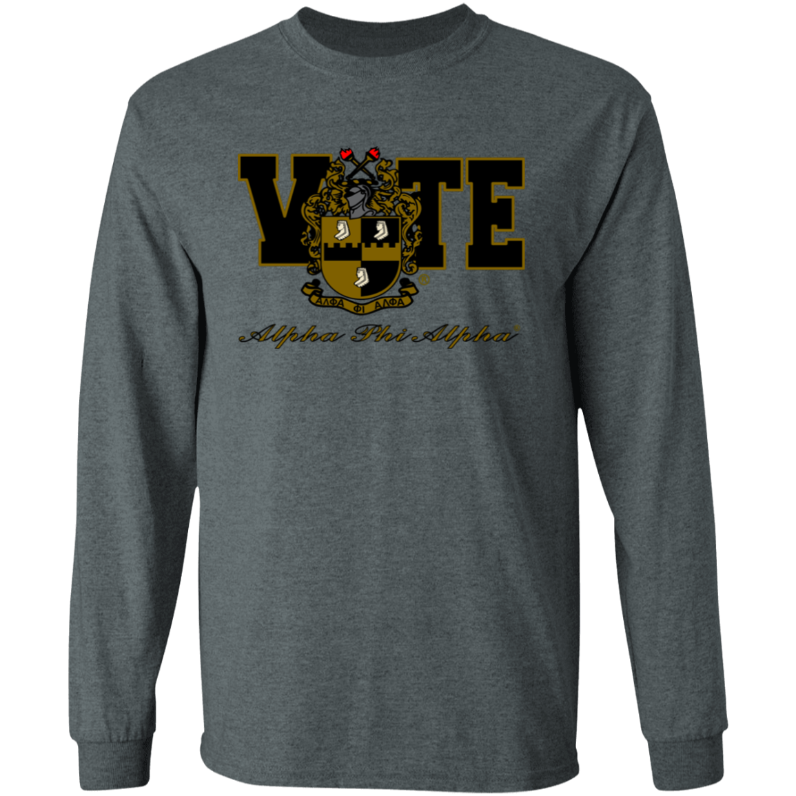 Alpha Phi Alpha Fraternity Long Sleeve T-Shirt - My Greek Letters