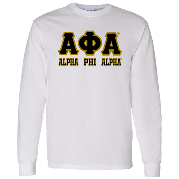 Alpha Phi Alpha Fraternity Long Sleeve T-Shirt - My Greek Letters