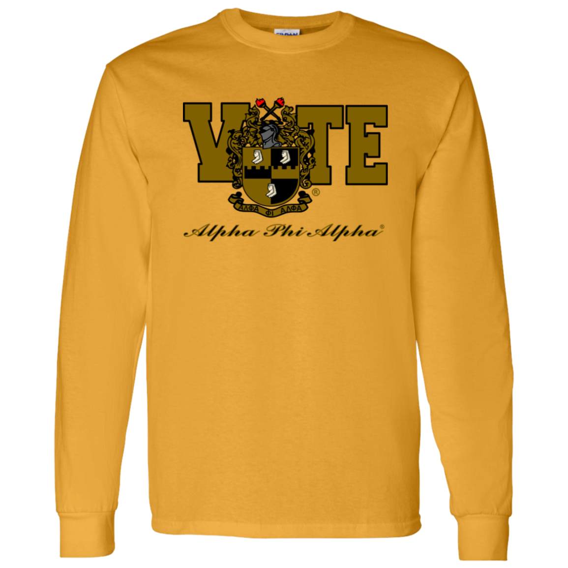 Alpha Phi Alpha Fraternity Long Sleeve T-Shirt - My Greek Letters