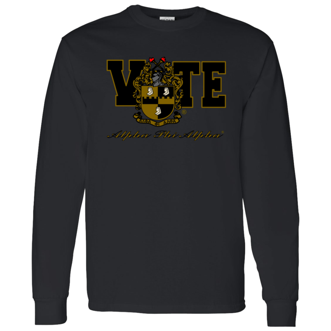 Alpha Phi Alpha Fraternity Long Sleeve T-Shirt - My Greek Letters