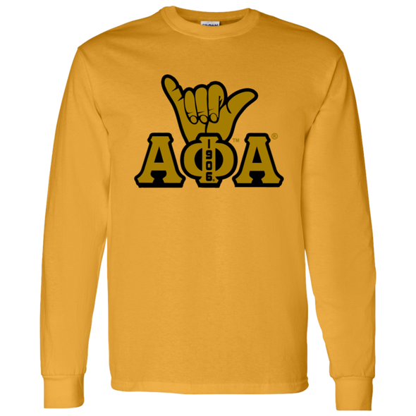Alpha Phi Alpha Fraternity Long Sleeve T-Shirt - My Greek Letters