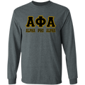 Alpha Phi Alpha Fraternity Long Sleeve T-Shirt - My Greek Letters