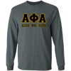 Alpha Phi Alpha Fraternity Long Sleeve T-Shirt - My Greek Letters