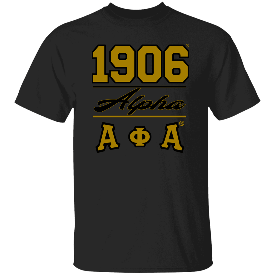 Alpha Phi Alpha Fraternity T-Shirt - My Greek Letters