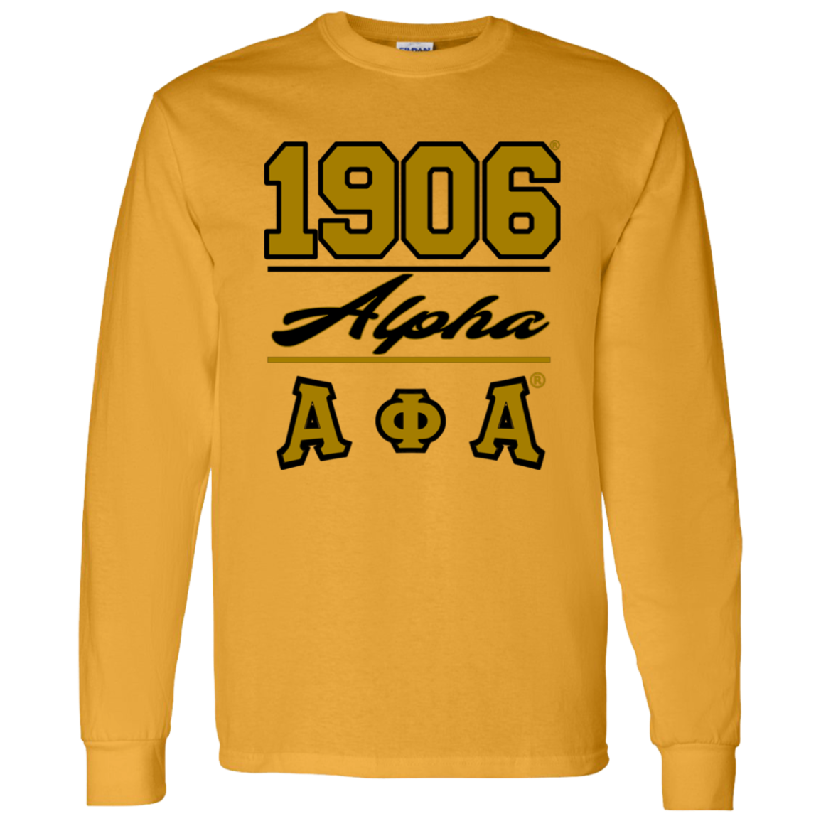 Alpha Phi Alpha Fraternity Long Sleeve T-Shirt - My Greek Letters