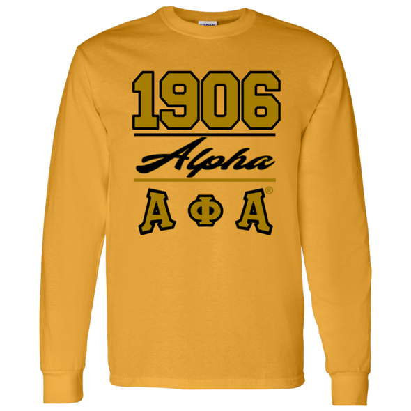 Alpha Phi Alpha Fraternity Long Sleeve T-Shirt - My Greek Letters