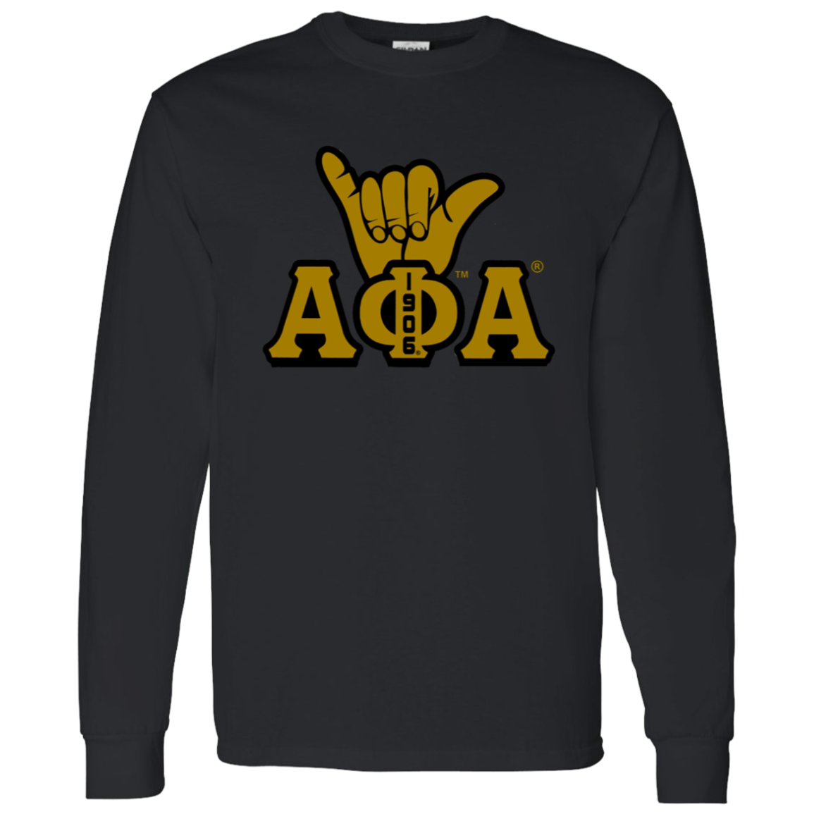 Alpha Phi Alpha Fraternity Long Sleeve T-Shirt - My Greek Letters
