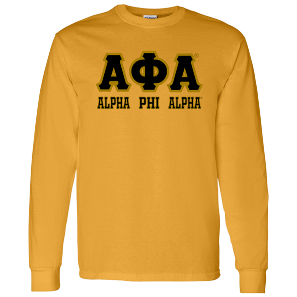 Alpha Phi Alpha Fraternity Long Sleeve T-Shirt - My Greek Letters
