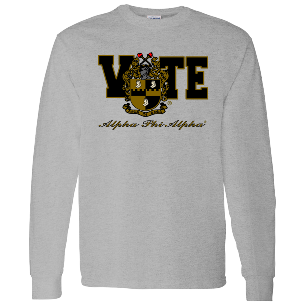 Alpha Phi Alpha Fraternity Long Sleeve T-Shirt - My Greek Letters