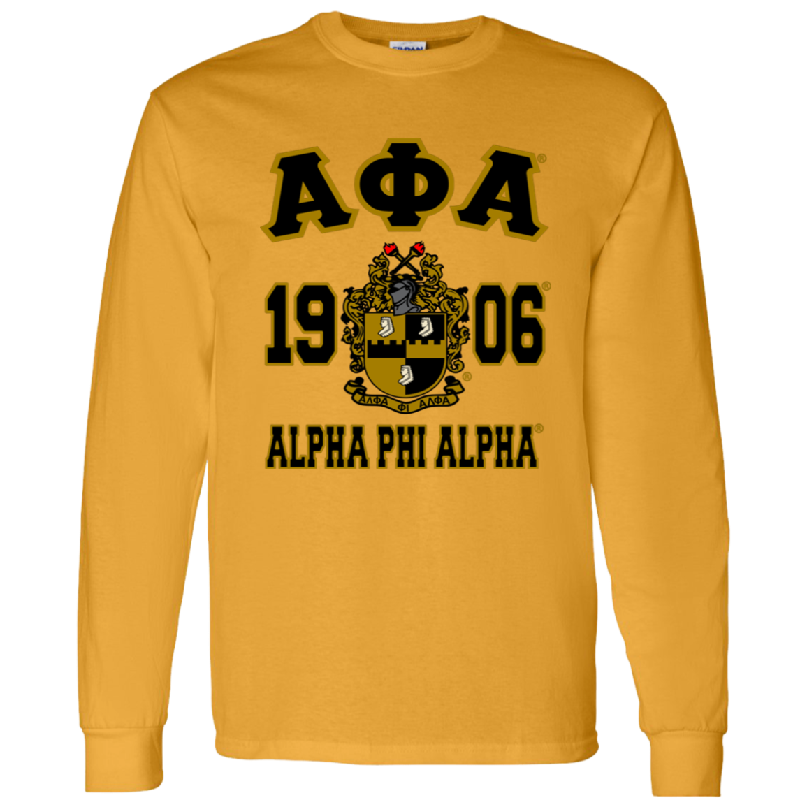 Alpha Phi Alpha Fraternity Long Sleeve T-Shirt - My Greek Letters