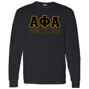 Alpha Phi Alpha Fraternity Long Sleeve T-Shirt - My Greek Letters