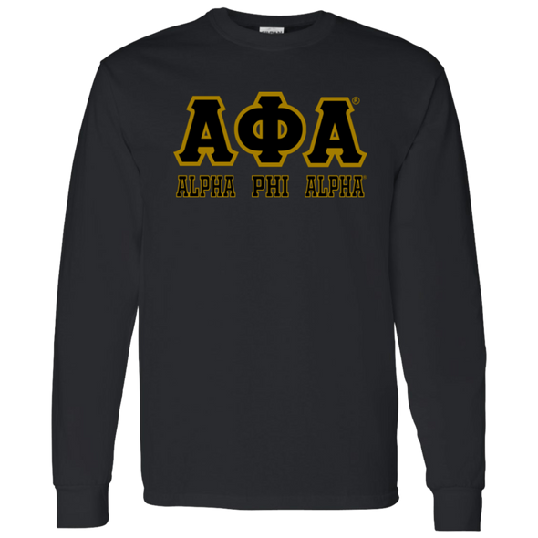 Alpha Phi Alpha Fraternity Long Sleeve T-Shirt - My Greek Letters