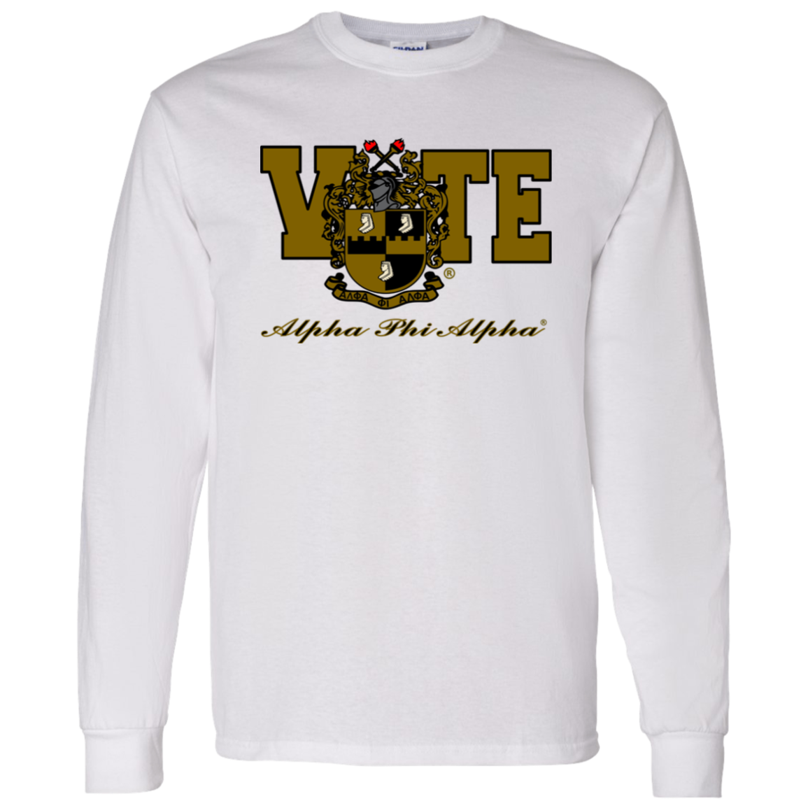 Alpha Phi Alpha Fraternity Long Sleeve T-Shirt - My Greek Letters