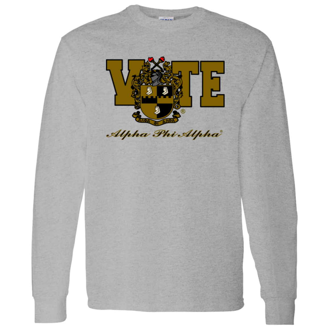 Alpha Phi Alpha Fraternity Long Sleeve T-Shirt - My Greek Letters