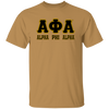 Alpha Phi Alpha Fraternity T-Shirt - My Greek Letters