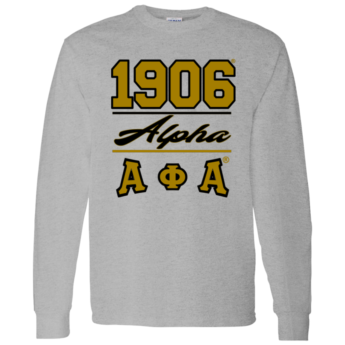 Alpha Phi Alpha Fraternity Long Sleeve T-Shirt - My Greek Letters