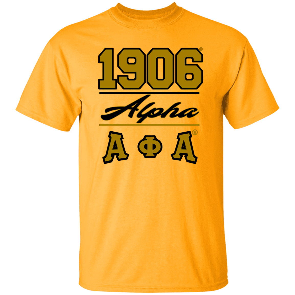 Alpha Phi Alpha Fraternity T-Shirt - My Greek Letters