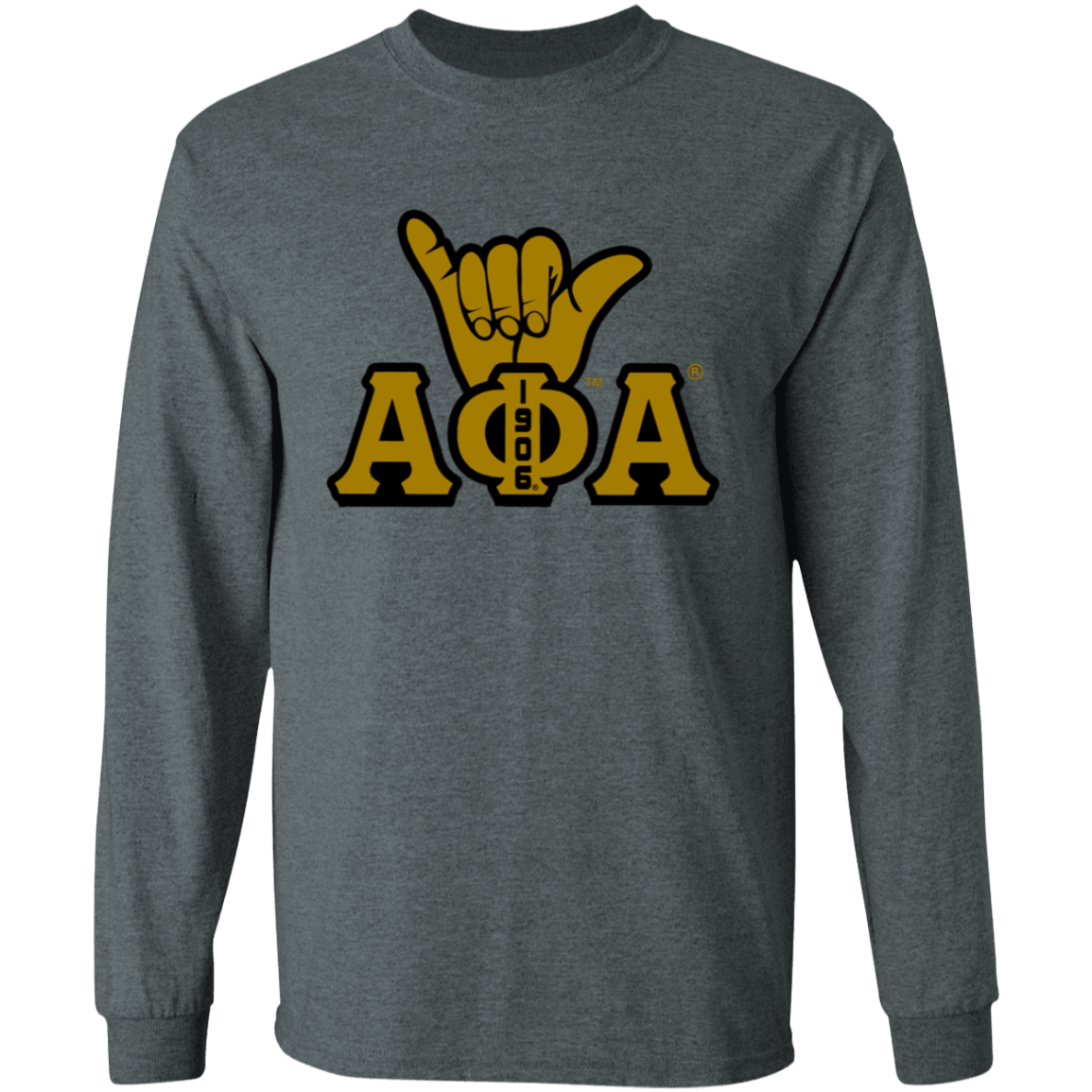 Alpha Phi Alpha Fraternity Long Sleeve T-Shirt - My Greek Letters
