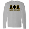 Alpha Phi Alpha Fraternity Long Sleeve T-Shirt - My Greek Letters