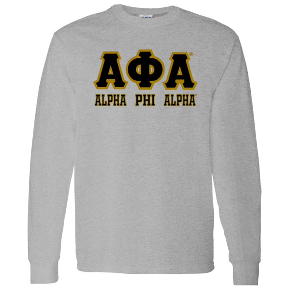 Alpha Phi Alpha Fraternity Long Sleeve T-Shirt - My Greek Letters