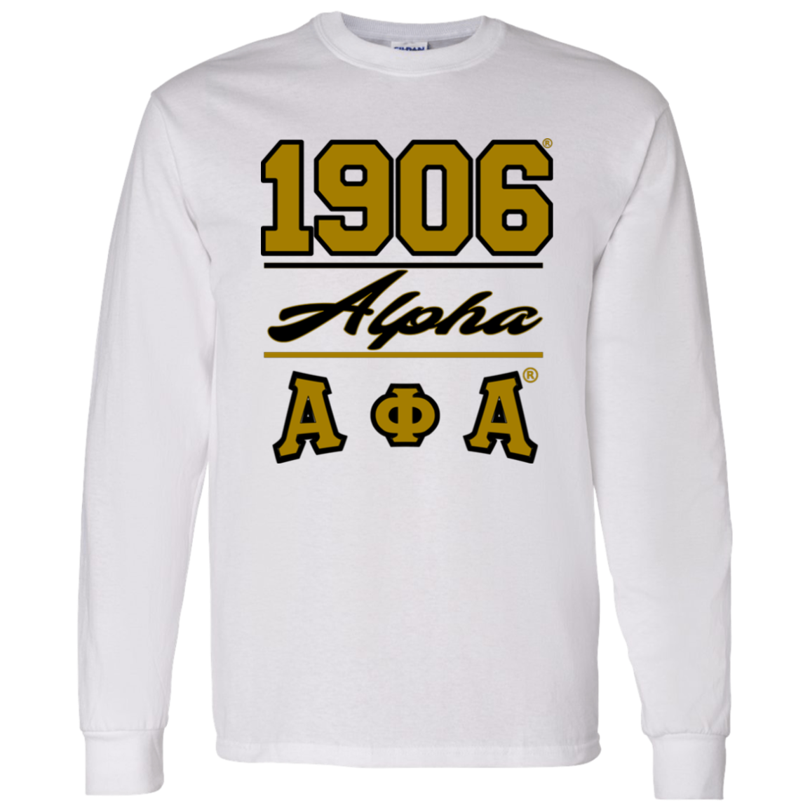 Alpha Phi Alpha Fraternity Long Sleeve T-Shirt - My Greek Letters