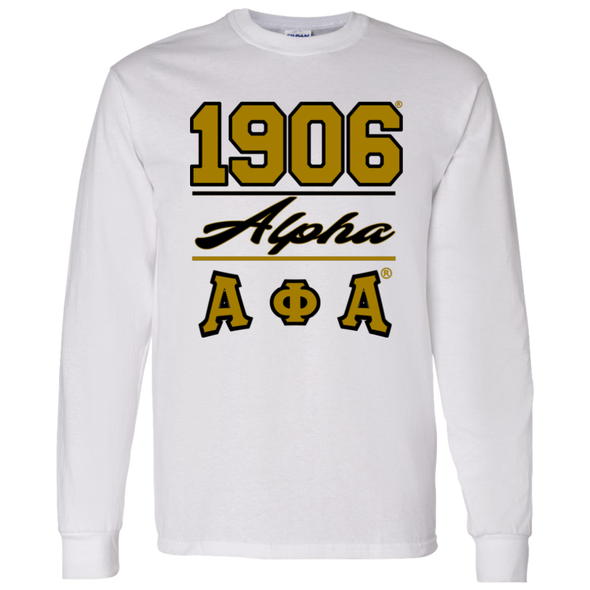 Alpha Phi Alpha Fraternity Long Sleeve T-Shirt - My Greek Letters