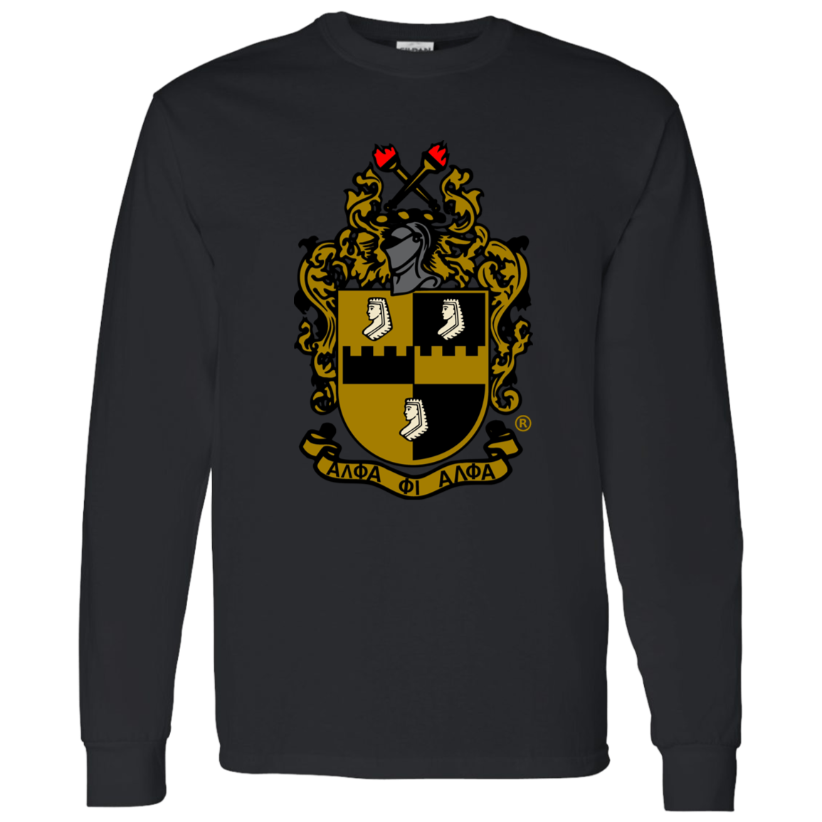 Alpha Phi Alpha Fraternity Long Sleeve T-Shirt - My Greek Letters