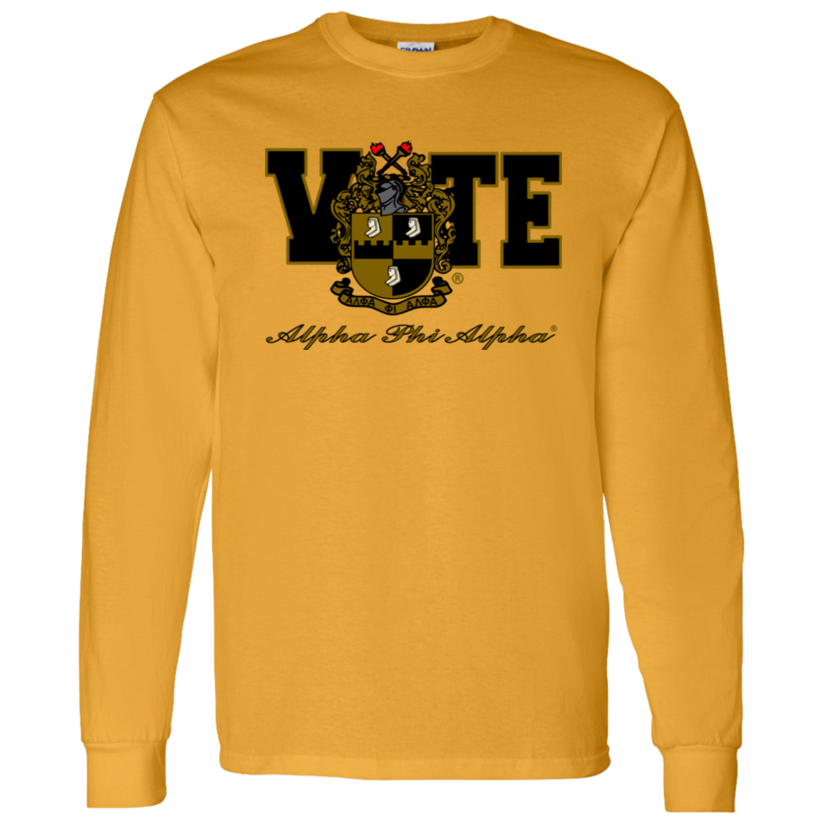 Alpha Phi Alpha Fraternity Long Sleeve T-Shirt - My Greek Letters