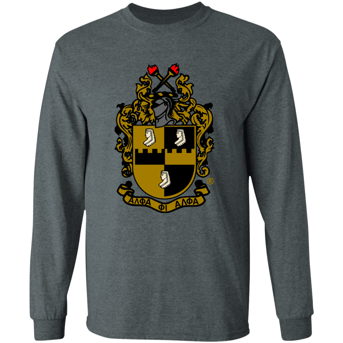 Alpha Phi Alpha Fraternity Long Sleeve T-Shirt - My Greek Letters