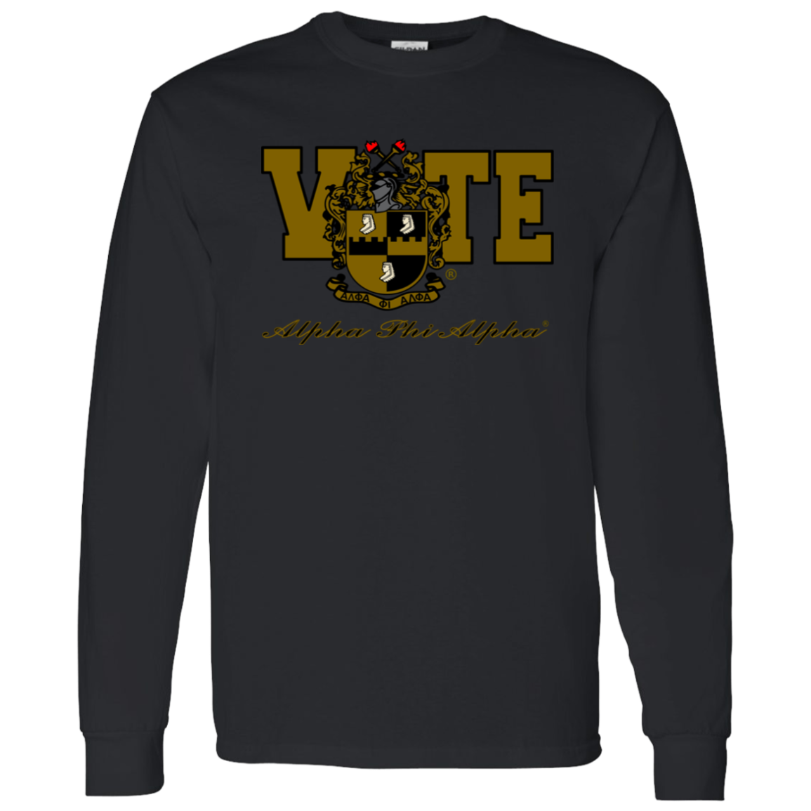 Alpha Phi Alpha Fraternity Long Sleeve T-Shirt - My Greek Letters