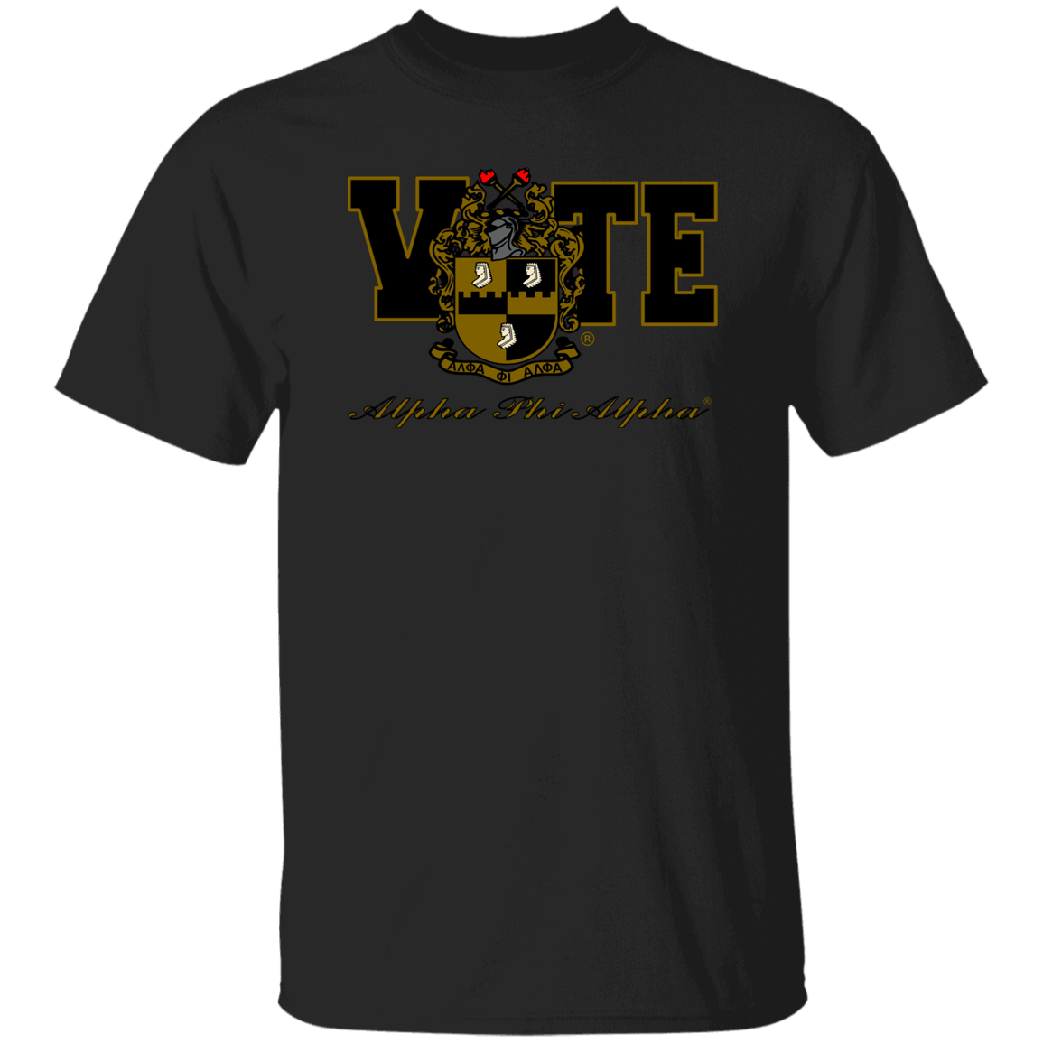 Alpha Phi Alpha Fraternity T-Shirt - My Greek Letters